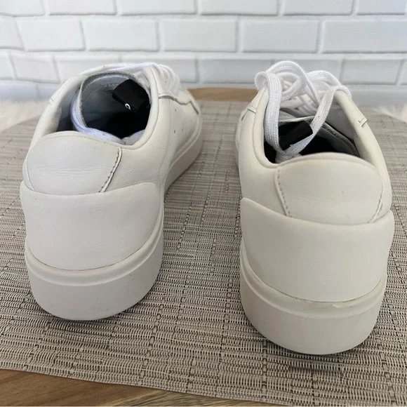 Adidas Sleek Cloud White Womens Lace Up Shoes Sneakers Size 9 - Picture 6 of 11